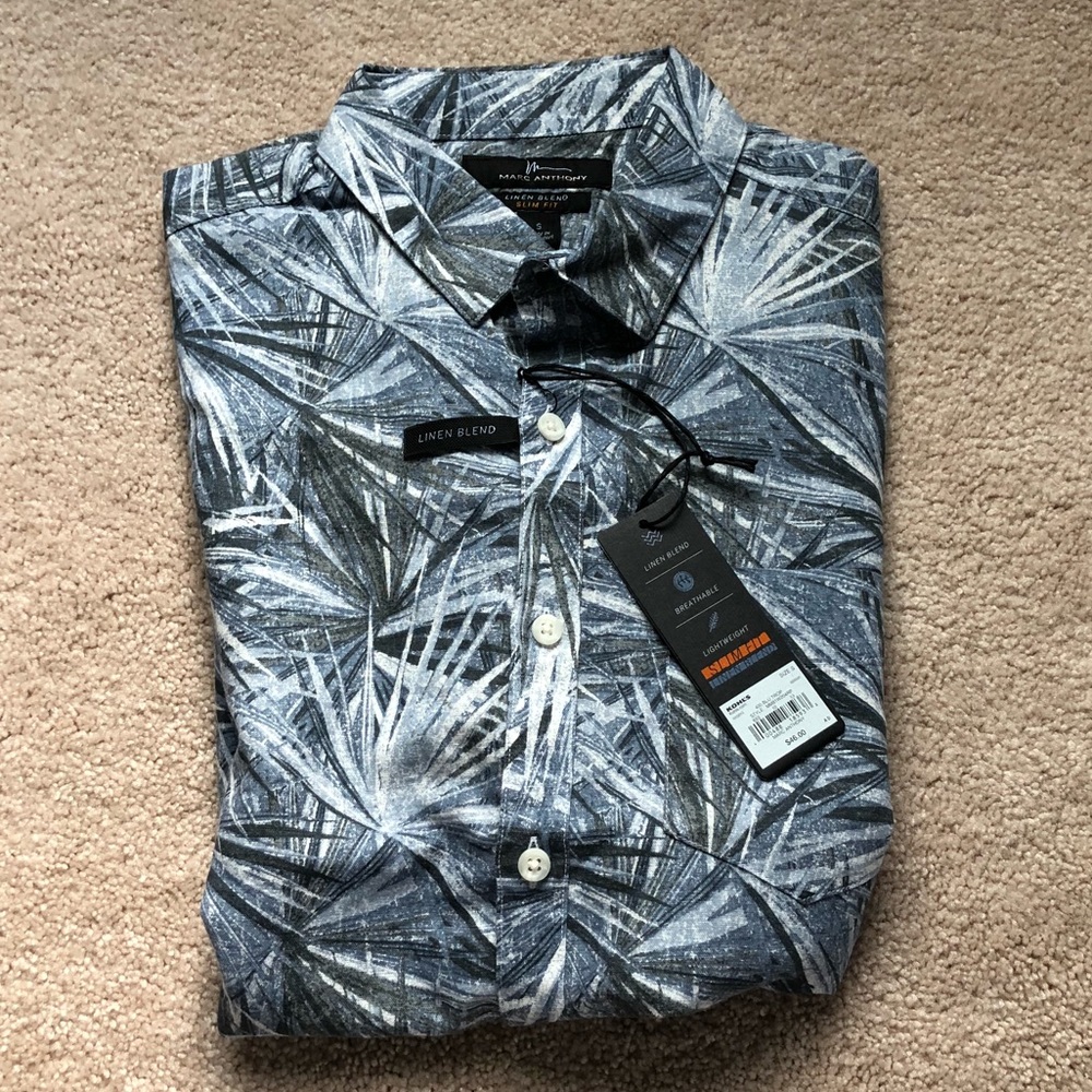Marc Anthony Slim Fit button down short sleeve.